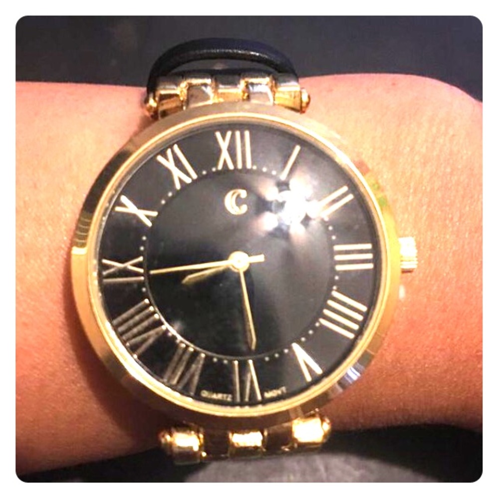 Black and Gold watch